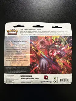 Pokemon TCG: Sword & Shield Battle Styles Blister Pack with 3 Booster Packs 820650808227 - Image 2