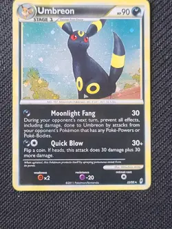 Pokemon Umbreon 22/95 Call of Legends Holo Rare Stage 1 Dark 90 HP 2011 - Image 1