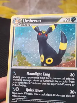 Pokemon Umbreon 22/95 Call of Legends Holo Rare Stage 1 Dark 90 HP 2011 - Image 2