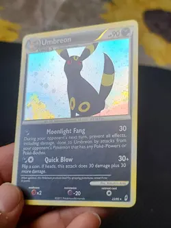 Pokemon Umbreon 22/95 Call of Legends Holo Rare Stage 1 Dark 90 HP 2011 - Image 4