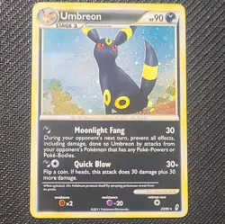 Pokemon Umbreon 22/95 Call of Legends Holo Rare Stage 1 Dark 90 HP 2011 - Image 5