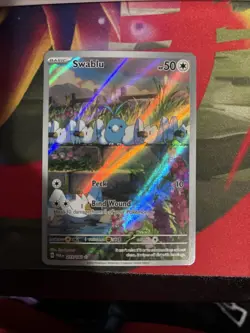 Pokemon TCG Swablu Paradox Rift 213/182 Holo Illustration Rare Nm - Image 1