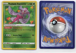 RADIANT TSAREENA 016/195 RADIANT RARE SILVER TEMPEST POKEMON - Image 4