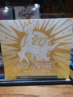 Brilliant Stars Pokemon Center Elite Trainer Box ETB SWSH09 Factory Sealed TCG - Image 1