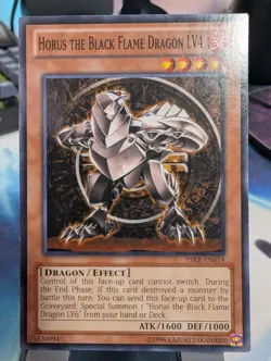 YuGiOh! Horus The Black Flame Dragon LV4 YSKR-EN019 - Image 1