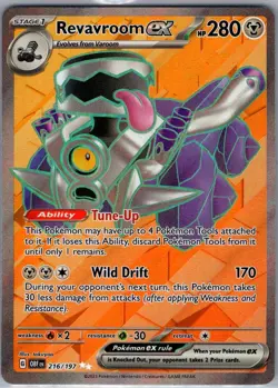 Revavroom ex 216/197 SV03: Obsidian Flames - Pokemon Card - NM - Image 1