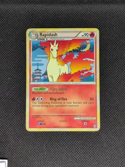 Rapidash Holo Rare Card - Lightly Played - Triumphant 8/102 - Pokemon TCG - Image 1
