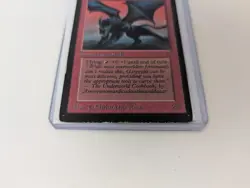 MTG Magic The Gathering Granite Gargoyle Beta Edition Heavily Played HP Card - Image 2