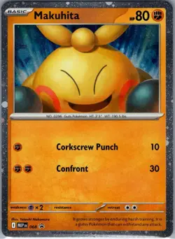 Makuhita - 068 Cosmos Holo ME: Mega Evolution Promo - Pokemon Card - NM - Image 1