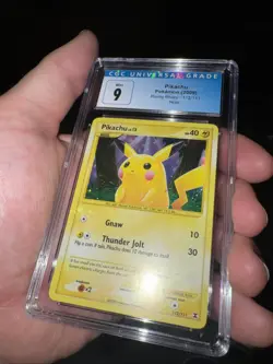 2009 Pokemon Pikachu TCG Rising Rivals Holo Card 112/111 CGC 9 - Image 1