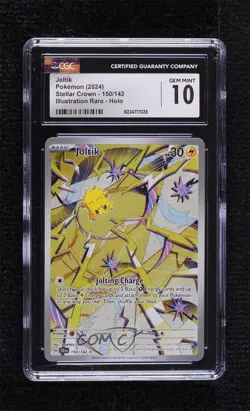 Joltik Illustration Rare Pokemon SV07: Stellar Crown CGC 10 Gem Mint - Image 1
