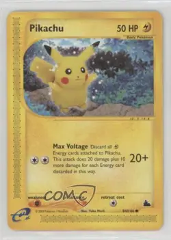 Pikachu Pokemon e-Card Series Skyridge #84 2003 - Image 1