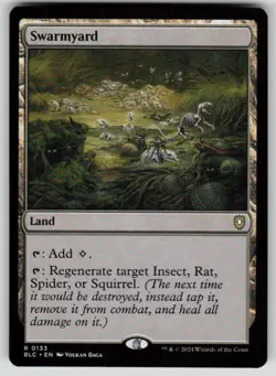 Swarmyard Rare Commander: Bloomburrow 133 MTG Near Mint - Image 1