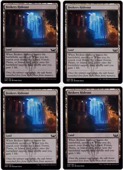 MTG Streets of New Capenna Brokers Hideout x 4 (common) - Image 1