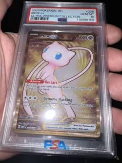 Pokemon TCG Mew EX 151 #205 Ultra Premium Collection PSA 10 Gem Mint Gold - Image 1