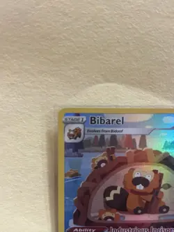 Pokemon Crown Zenith Galarian Gallery Bibarel GG25/GG70 Full Art Holo NM - Image 3