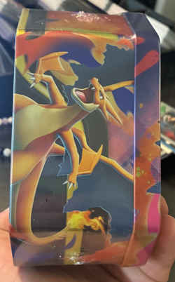 Pokemon Mega Charizard X ex Factory Sealed Tin - 4 Booster Packs FAST SHIPPING - Image 3