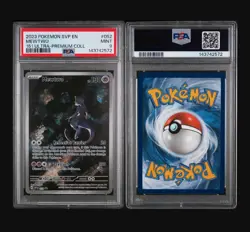 2023 POKEMON SVP EN-SV BLACK STAR PROMO 151 ULTRA-PREM COLL #052 MEWTWO PSA 9 - Image 3