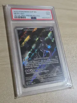 2023 POKEMON SVP EN-SV BLACK STAR PROMO 151 ULTRA-PREM COLL #052 MEWTWO PSA 9 - Image 5