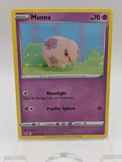Munna 087/202 Common Sword & Shield Asaka Ito Pokemon NM - Image 1