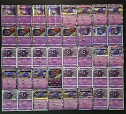 40*Lot Pokemon TCG Chinese Gengar Master Poke Ball Reverse Holo #9 JL89 - Image 1