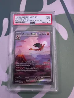 Pokemon Charizard ex Scarlet & Violet 151 Special Illustration Rare Holo PSA 9 - Image 1