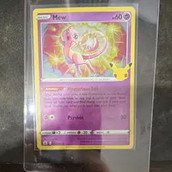 The Pokemon Company Mew 011/025 Celebrations Promo Holo English 60 HP 30 - Image 1