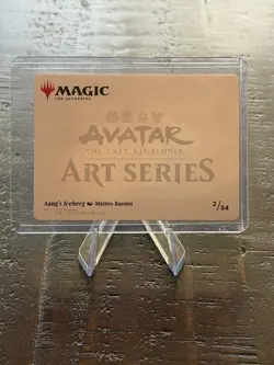 Aang's Iceberg Art Card Matteo Bassini - Avatar MTG Art Series 2/54 GOLD STAMPED - Image 2