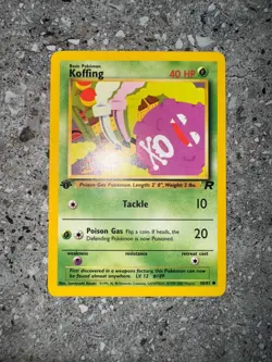 Pokemon TCG Cards 1st Edition Koffing 58/82 Team Rocket EXC-NM - Image 3