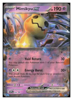 Mimikyu ex Holofoil Promo SV: Scarlet & Violet Promo Cards 004 NM M009 - Image 1