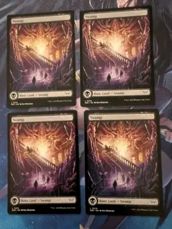 MTG 4 X *FULL ART * Duskmourn SWAMP #274 NM - Image 1