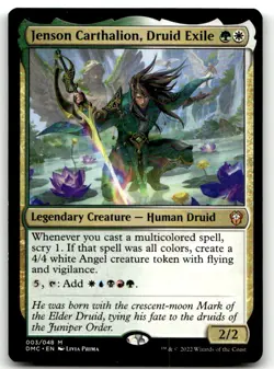 MTG Commander: Dominaria United #3 Jenson Carthalion, Druid Exile NM - Image 1