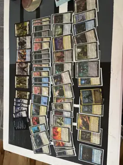 Opened And Sleeved Forces of the Imperium Commander Deck MTG Warhammer 40K - Image 1