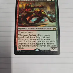 MTG Teenage Mutant Ninja Turtles - Raph & Mikey Troublemakers #167 - Regular - Image 4