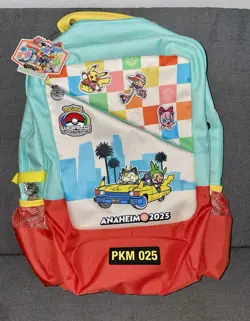 Pokemon 2025 World Championships Anaheim Pokemon Center Exclusive Backpack - Image 1