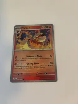NM Flareon (Poke Ball Pattern) 013/131 Holo SV: Prismatic Evolutions Pokemon - Image 1