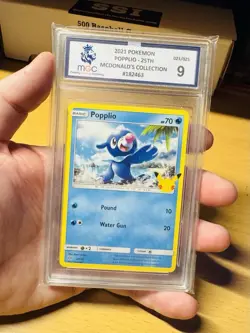 2021 POKEMON MCDONALD’S 25TH ANNIVERSARY SPECIAL EDITION POPPLIO #23/25 MGC 9 - Image 1