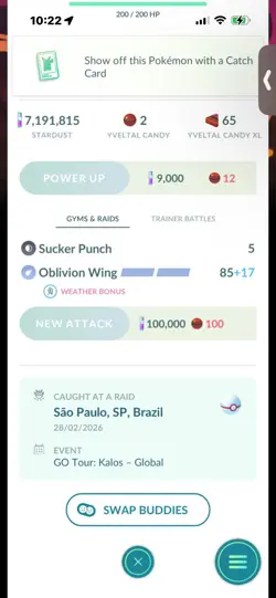 Pokemon Go Shiny Legendary Yveltal ( Background) - Image 2