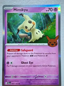 Mimikyu 97/193 Trick or Trade Rare Holo Pokemon TCG - Image 3
