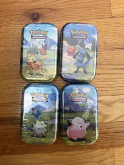 LOT OF 4 SEALED Pokemon TCG Ascended Heroes MINI TINS - Image 1