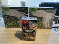 2 x Pokemon Perfect Order ETB Elite Trainer Box + 1x Booster Bundle New & Sealed - Image 1