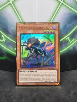 Yugioh Miscellaneousaurus MAGO-EN015 Premium Gold Rare 1st Edition NM - Image 1