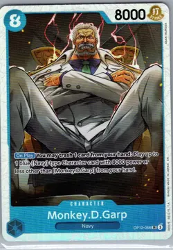 Monkey.D.Garp OP12-056 SR English Legacy of the Master - One Piece Card - NM - Image 1