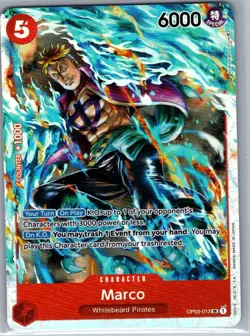 Marco OP03-013 SR English Pillars of Strength - One Piece Card - NM - Image 1