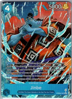 Jinbe - (Alt Art) PRB02-007 English PRB02 - One Piece Card - NM - Image 1