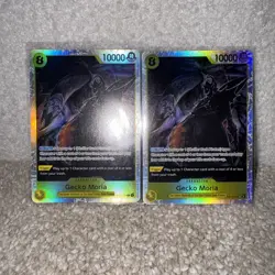 Gecko Moria SR The Azure Sea's Seven OP14-104 NM One Piece x 2 - Image 1