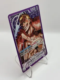 One Piece CCG Donquixote Doflamingo Leader Alt Art OP14-060 - NM+ - Image 2