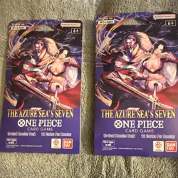 One Piece - The Azure Sea's Seven - Booster Pack, English Sealed, lot of 2 - Image 1