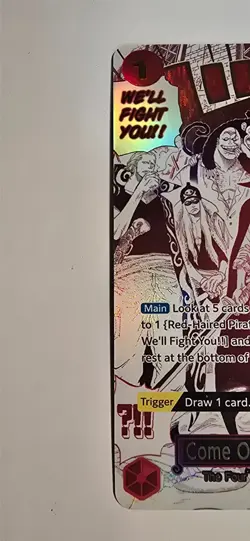 One Piece TCG Come On!! We'll Fight You!! (Alternate Art) Foil #OP09-020 NM - Image 5