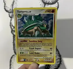 Torterra 11/100 - Rare Holo Pokemon TCG Card - Diamond & Pearl Stormfront 2008 - Image 1